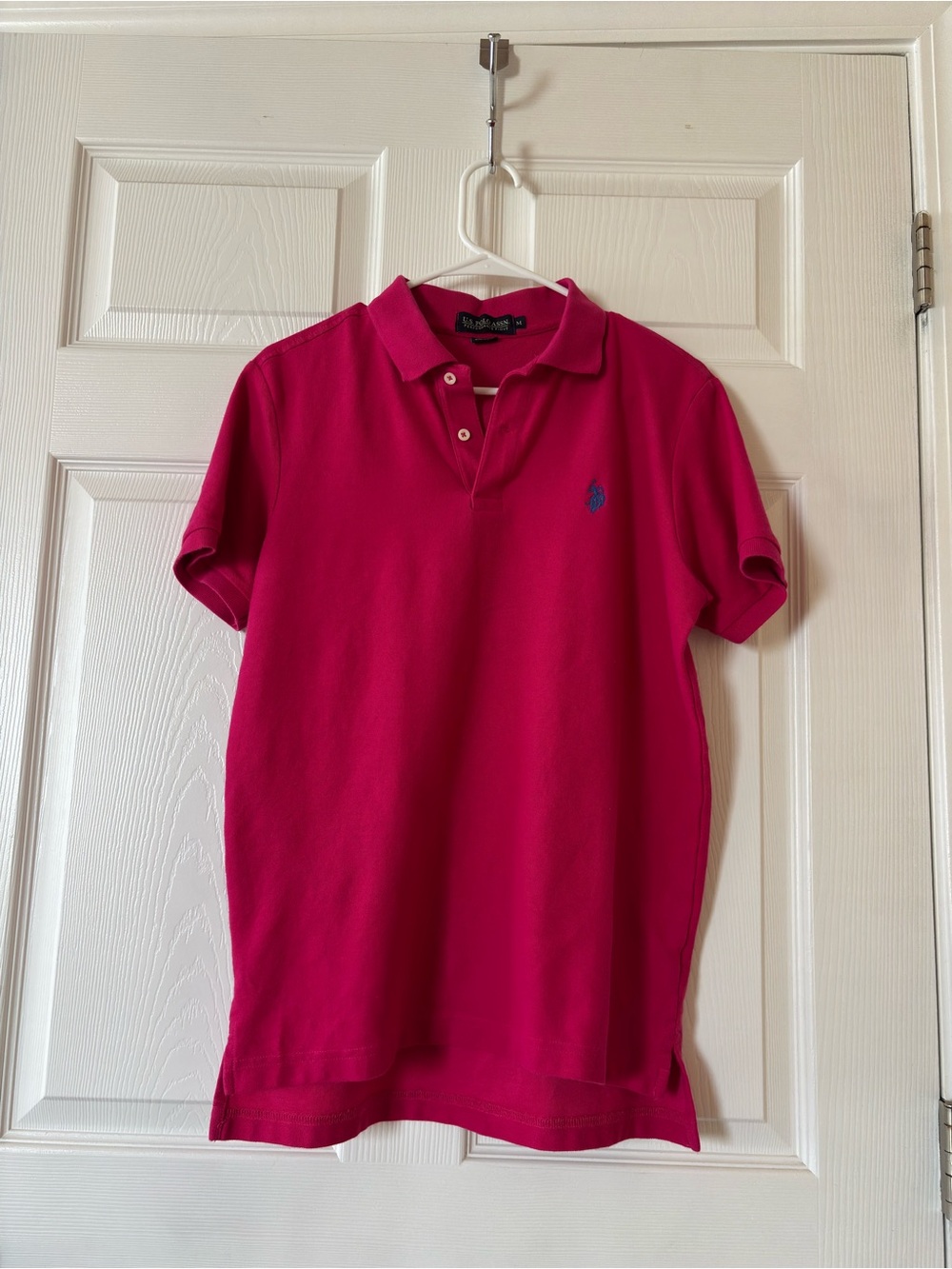 U.S. Polo Assn. Men's Bright Pink Polo Shirt